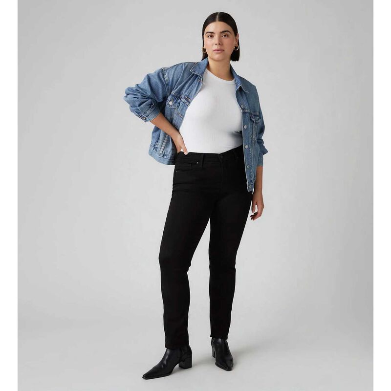 Levi's 312 Shaping Slim Soft Black Jeans image number 2